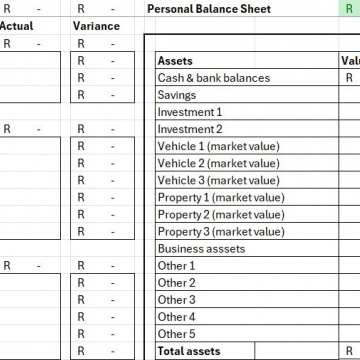 Advanced Budget Template